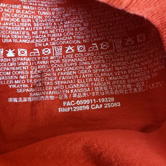 Disney Toy Story Pizza Planet Spirit Jersey Adult Small Red Long Sleeve - Picture 11 of 11